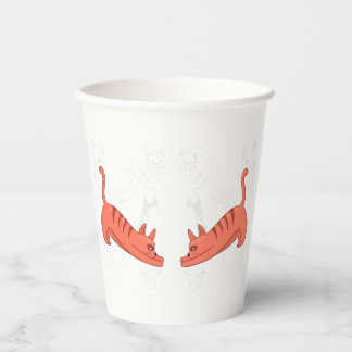 Zeit bis zur Zwei-Tone-Kaffee-Tasse Pappbecher