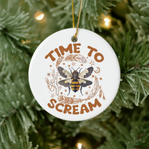 Zeit, Cicadas Lover Insekten zu schreien Entomolog Keramik Ornament