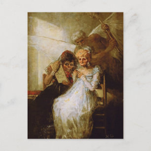 Zeit der alten Frauen Francisco José de Goya Postkarte
