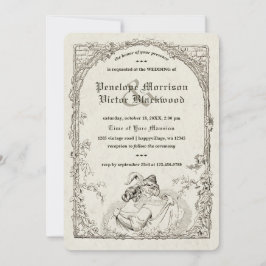 Zeit der Hochzeit Einladung