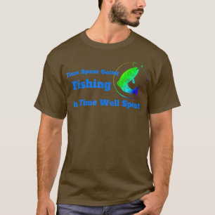 Zeit, die für den Fischfang verbraucht wird, ist d T-Shirt