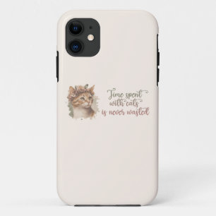 Zeit, die mit Katzen verbracht wird, Niedliches Ca Case-Mate iPhone Hülle