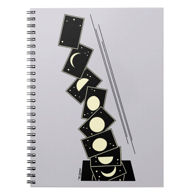 Zeit fällt durch ein Loch Notizblock (Vorderseite)