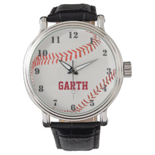 Zeit für Baseball Armbanduhr