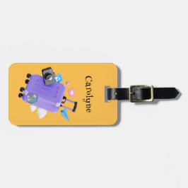 Zeit für benutzerdefinierten Text Gepäckanhänger