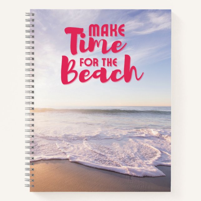 Zeit für den Strand Notizbuch (Vorderseite)