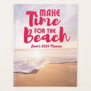 Zeit für den Strand Personalisiert machen Planer