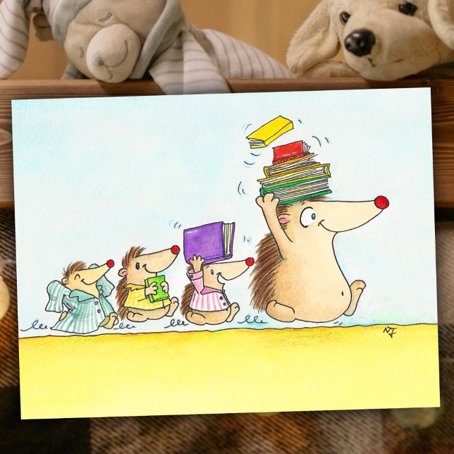 Zeit für die Schlafstory Postkarte (Von Creator hochgeladen)