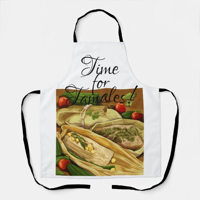 Zeit für die Schürze von Tamales (Vorderseite)