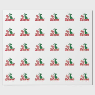 Zeit für die Weihnachtsfeier Geschenkpapier