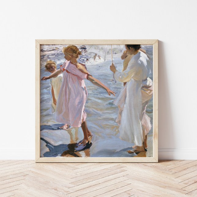 Zeit für ein Bathe, Valencia | Joaquín Sorolla Poster (Von Creator hochgeladen)