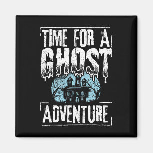 Zeit für ein Geisterabenteuer - Halloween Spooky P Magnet