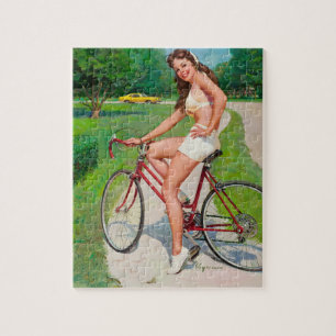 Zeit für eine Fahrt - Retro Pin-up Mädchen