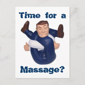 Zeit für eine Massage? Postkarte I