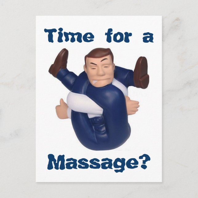 Zeit für eine Massage? Postkarte I (Vorderseite)