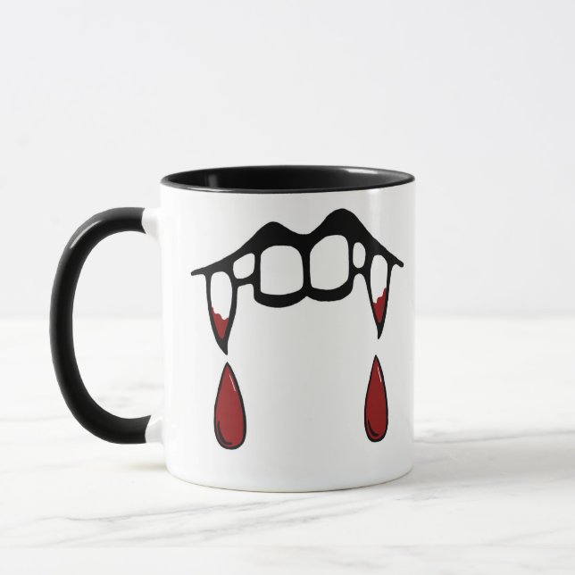 "Zeit für einen Biss?" Mug Tasse (Links)