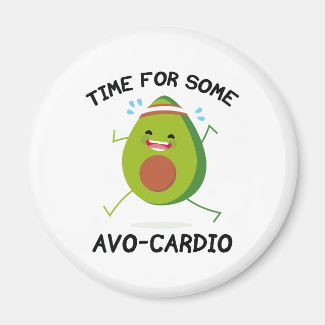 Zeit für einige Avo-Cardio Magnet (Vorne)
