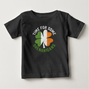 Zeit für einige Streiche Kleeblatt St. Patrick's D Baby T-shirt