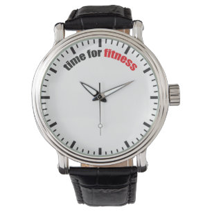 Zeit für Fitness - Gym-Motivation Armbanduhr