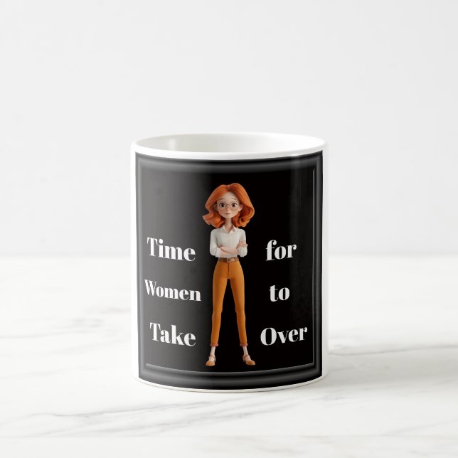 Zeit für Frauen Kaffeetasse (Mittel)