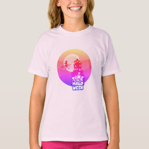 Zeit für glückliche Halloween-Kostüme für Mädchen T-Shirt