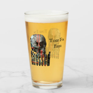 Zeit für kabelgedämpfte Schädelbierbeere, Glas