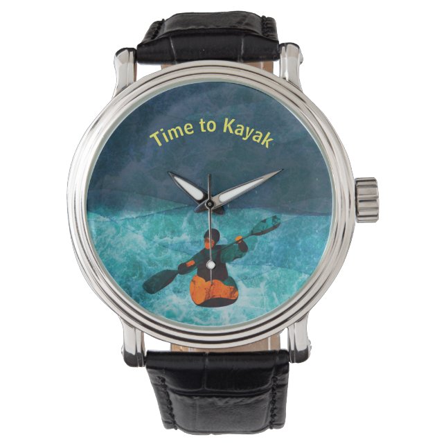 Zeit für Kayak Watch Armbanduhr (Vorderseite)