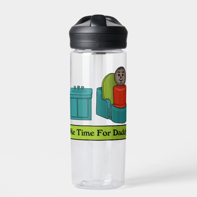 Zeit für Papa Trinkflasche (Vorderseite)