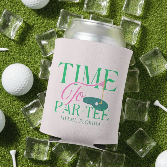 Zeit für Par-Tee-Spaß Golf-Themen-Junggesellinnena Dosenkühler (Time to Par-Tee Golf Bachelorette Napkins)