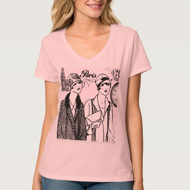 Zeit für Paris T-Shirt (Vorderseite)