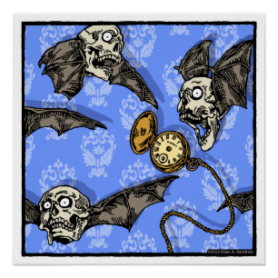 Zeit für Schädelboote - Pop Goth Nightmare Surreal Poster