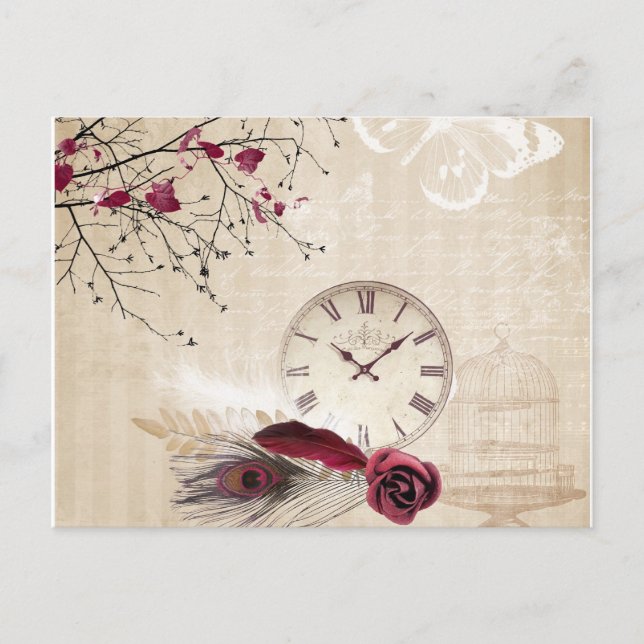 Zeit für Schönheit Postkarte (Vorderseite)