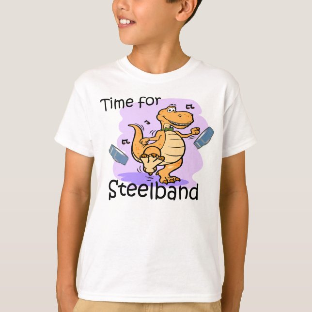 Zeit für Steelband scherzt Shirt (Vorderseite)