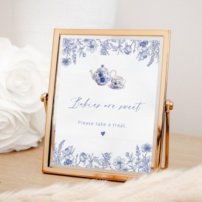 Zeit für Tee-Baby-Dusche Babys sind süß Poster (Von Creator hochgeladen)