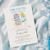 Zeit für Tee Brautparty Alice Teacup Wasserfarbe