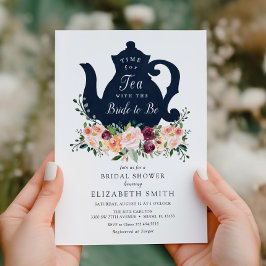 Zeit für Tee-Brautparty Einladung