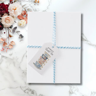 Zeit für Tee Brautparty-Geschenkanhänger Geschenkanhänger