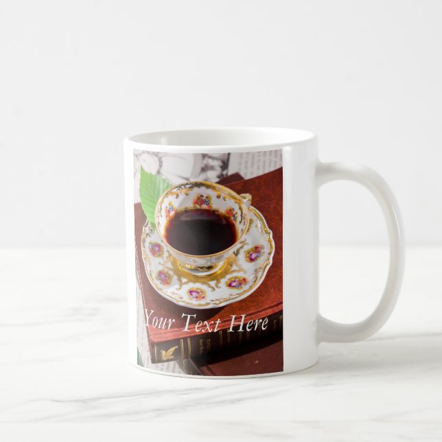 Zeit für Tee-Design Kaffeetasse (Rechts)
