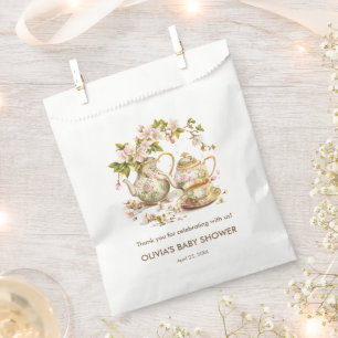 Zeit für Tee / Ein Baby ist das Brechen der Baby-D Geschenktütchen