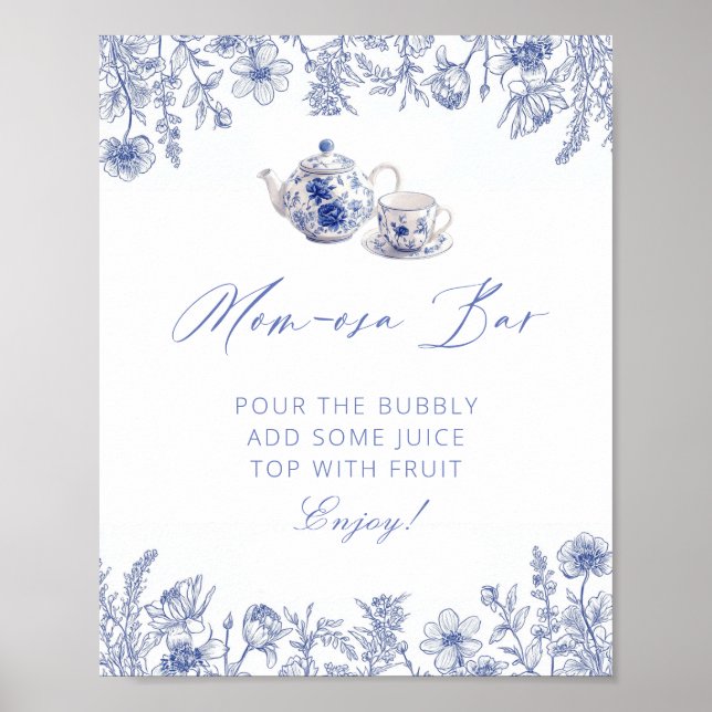 Zeit für Tee mit dem Mami, um Mama-osa-Bar Poster (Vorne)