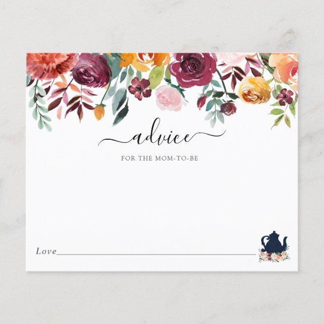 Zeit für Teeberatung für die Mama (Vorderseite)