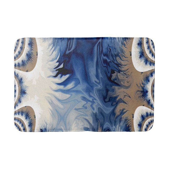 Zeit gefroren...... badematte (Vorderseite)