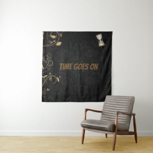 Zeit geht auf Tapestry . Wandteppich