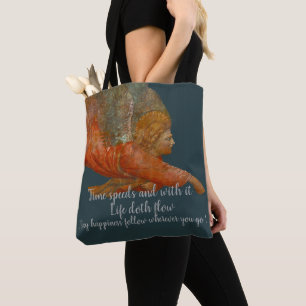 Zeit-Geschwindigkeit und damit Lebensdotflow Tasche