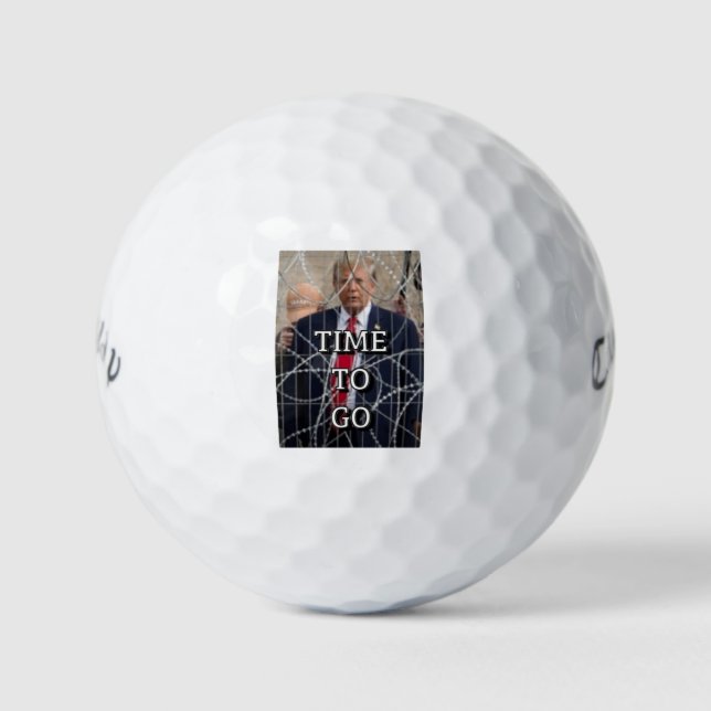 Zeit, Golf zu spielen Golfball (Vorderseite)