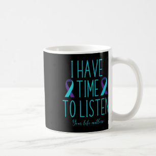 Zeit haben, auf Selbstmordbewusstsein zu hören, ps Kaffeetasse