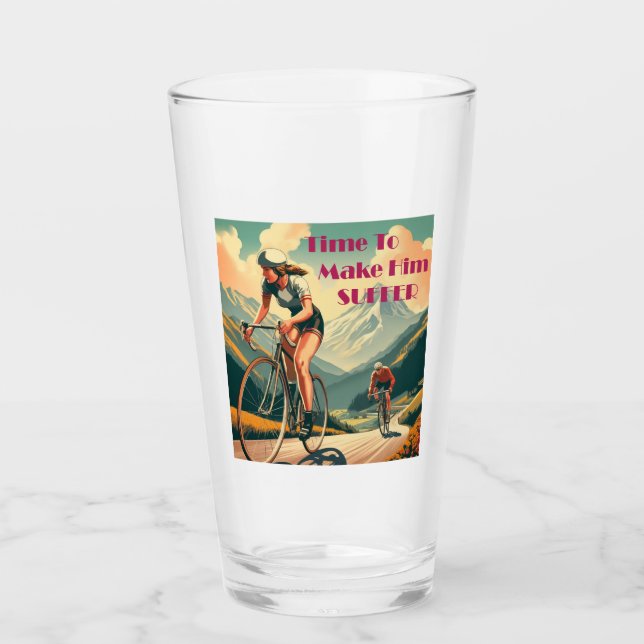 Zeit, ihm das Fahrrad zu nehmen Glas (Vorderseite)