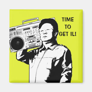 Zeit, IL zu erhalten! Magnet