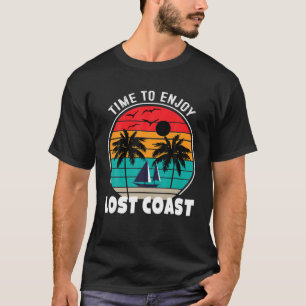 Zeit im Vacay-Modus für verlorene Küstenrückwärtsf T-Shirt
