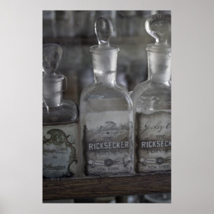 Zeit in Flasche, feine Kunstdrucke Poster